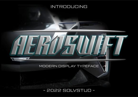 Aeroswift: A Modern Display Font for Web Design