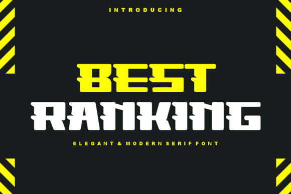 Best Ranking Font: Modern Display Typography for Editorial Design