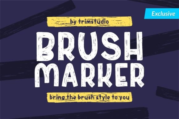 Brush Marker Font: Modern Display Typography for Digital Campaigns