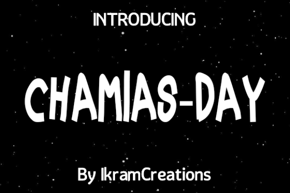 Chamias Day Font: Playful Display Type for Editorial Design