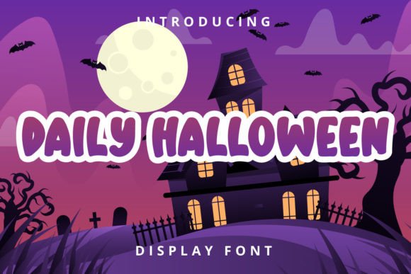 Daily Halloween Font for Friendly Editorial Design