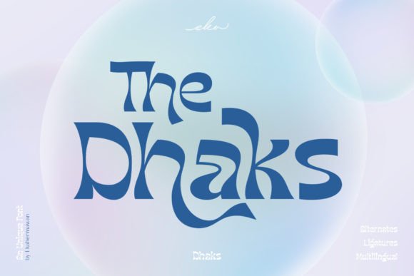 Dhaks Font: Unique Display Typography for Makers