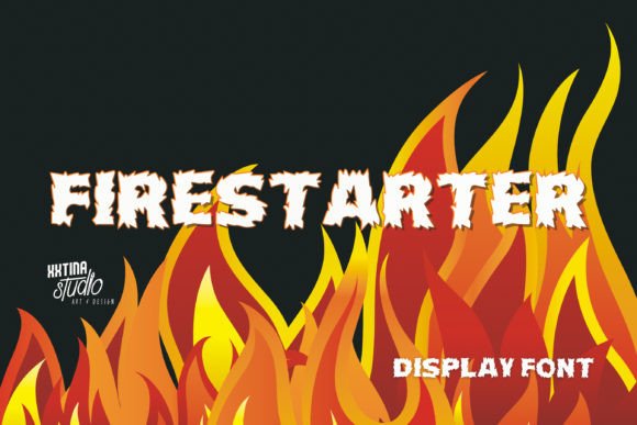 Firestarter Font: Bold Display Typography for Editorial Layouts