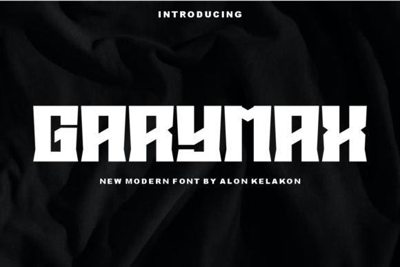 Garymax Font: A Bold Display Typeface for Branding