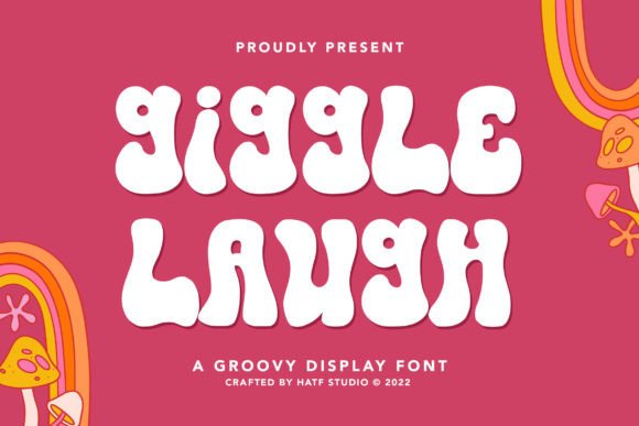 Giggle Laugh Font: Playful Display Type for Makers