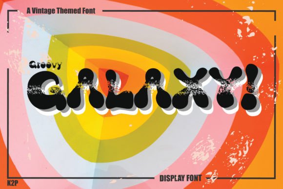 Groovy Galaxy Font: Retro Style for Digital Campaigns