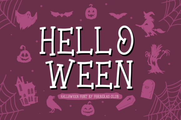 Hell O Ween Font: Spooky Display Type for Campaigns