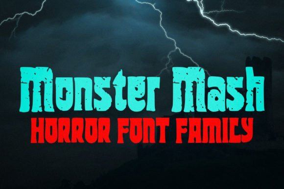Monster Mash Font: A Display Typeface for Spooky Campaigns