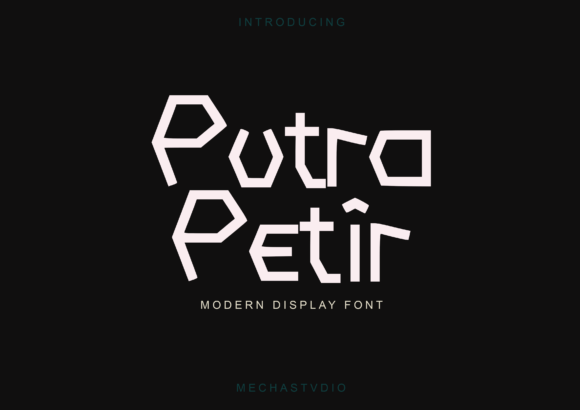 Putra Petir Font: Modern Display Type for Crafters