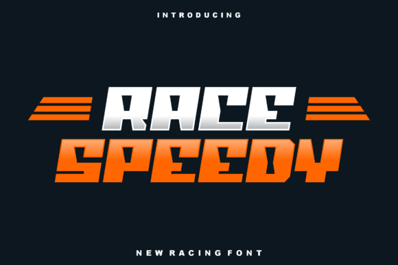 Race Speedy Font: Bold Display Type for Editorial Design