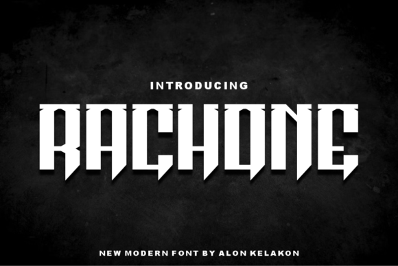 Rachone Font: Bold Display Typography for Makers