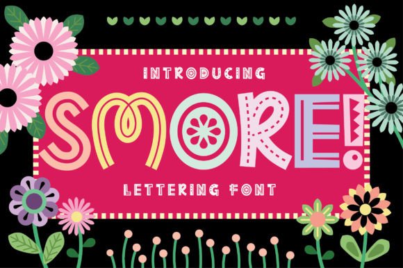 Smore Font: A Quirky Display Typeface for Branding