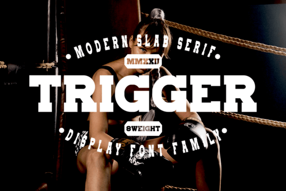 Trigger Font: Stylish Display Typography for Small Business Branding