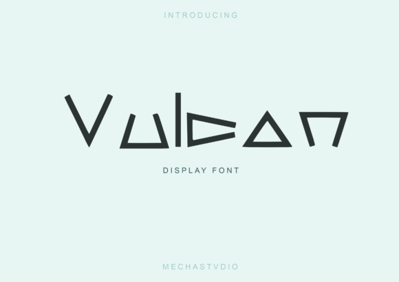 Vulcan Font: A Modern Display Typeface for Web Design