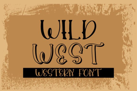 Wild West Font: Editorial Design for Rustic Themes